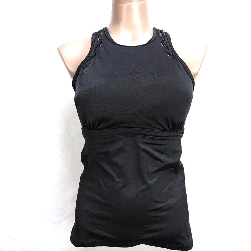 Athleta Bra-Sized High Neck Hardware Loop Tankini - image 4